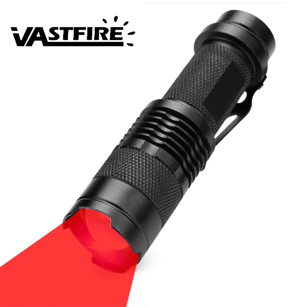 Fishing Camera - Mini lampe de poche Zoom rouge/vert/blanc,