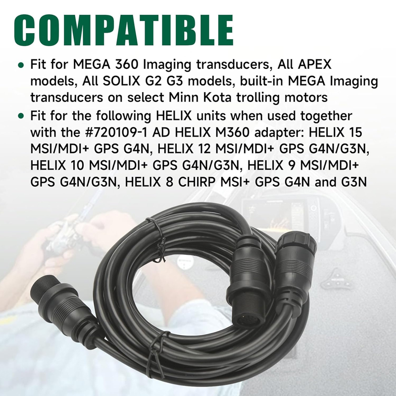 Câble adaptateur pour détecteu - Fish Finder Cable avis et prix