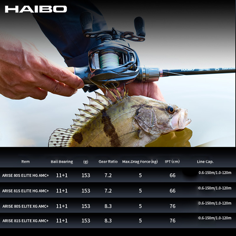 HAIBO 2026 ARISE ELITE Casting - Abu Garcia Reel Max avis et prix